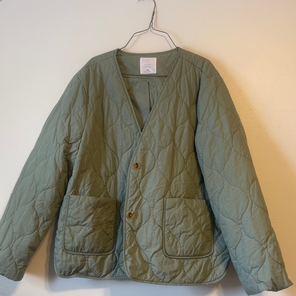 LC Lauren Conrad Sage Quilted Jacket